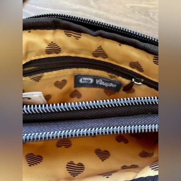 Lug Women's Coupe Convertible Crossbody Wallet LEOPARD BROWN - Picture 3 of 5